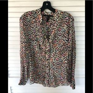 BCBGMAXAZRIA Women’s “Anderson” silk blouse SZ SM